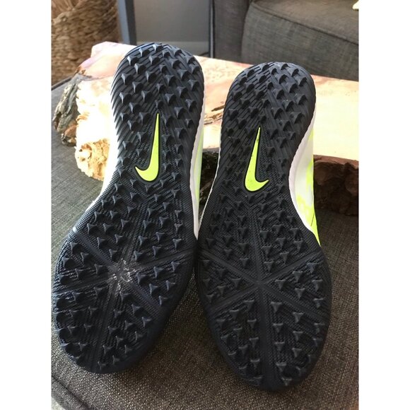 Mens Nike Venom Academy TF Football Boots/shoes Neon Yellow Sneakers Size 6 - Picture 9 of 11